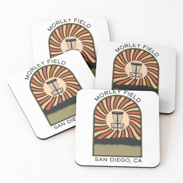 Item preview, Morley Field San Diego, CA | Disc Golf Vintage Retro Arch Mountains designed and sold by KlehmInTime.