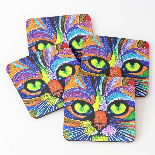 Item preview, Pretty cat. Abstraction. designed and sold by Natalia-Vlad.