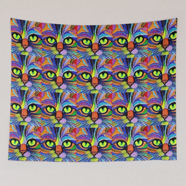 Item preview, Pretty cat. Abstraction. designed and sold by Natalia-Vlad.