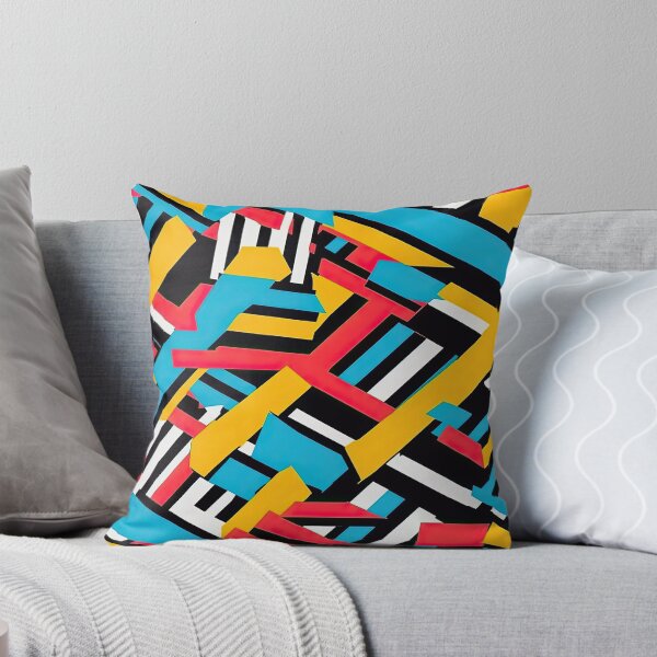 Item preview, Retro 90s Stripes Zig Zag Pattern designed and sold by Pedra Panda.