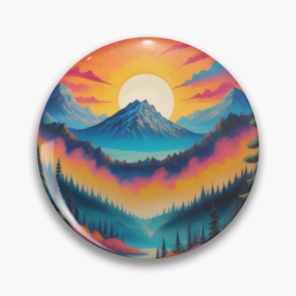 Item preview, mountain sunset  designed and sold by JRM513.