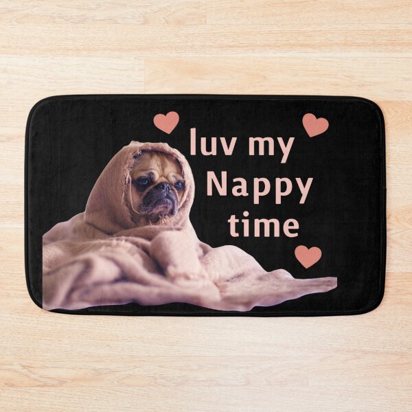 Item preview, Nappy Time For Pug! designed and sold by KathteeDesign.