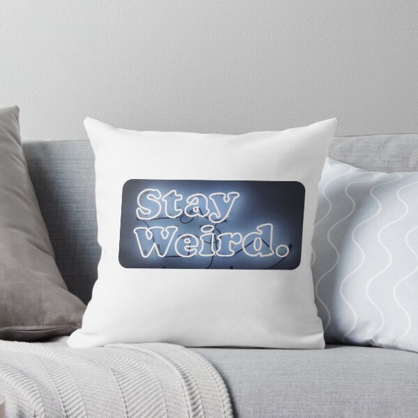 Item preview, Neon Stay Weird Sign designed and sold by Alexandra Garibaldi.