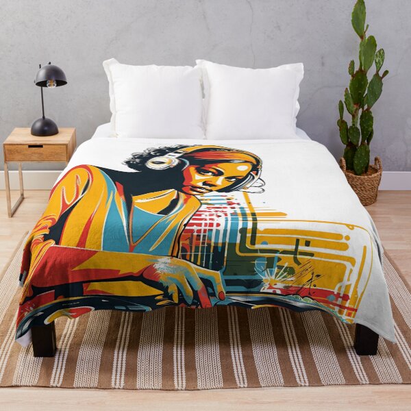 Item preview, Classic street art print of a disco funk soul DJ/singer designed and sold by SupremeandSuper.