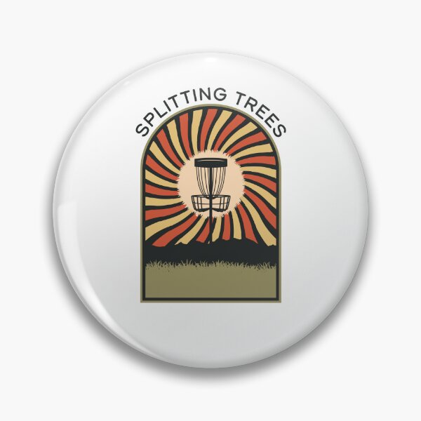 Item preview, Splitting Trees | Disc Golf Vintage Retro Arch Mountains designed and sold by KlehmInTime.