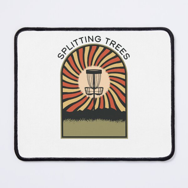 Item preview, Splitting Trees | Disc Golf Vintage Retro Arch Mountains designed and sold by KlehmInTime.