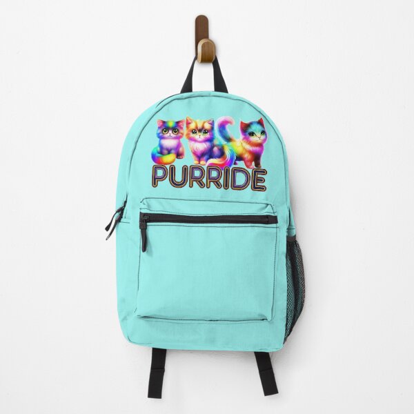 Item preview, Purride Funny Rainbow Kitties LGBTQIA Ally LGBTQ Cat Lover designed and sold by JoyOfHopeStore.
