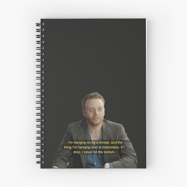 Artikelvorschau, Ich hänge an einem seidenen Faden und das, worüber ich hänge, ist bodenlos. Wenn ich falle, erreiche ich nie den Boden. - CEO Sketch entworfen und verkauft von Pranoodle S.
