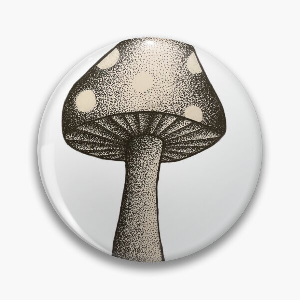 Item preview, Stippled Mushroom designed and sold by GoldenPixel.