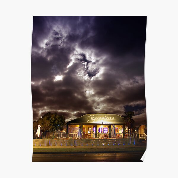 "Growlers Restaurant, Torquay" Poster by janjuc Redbubble