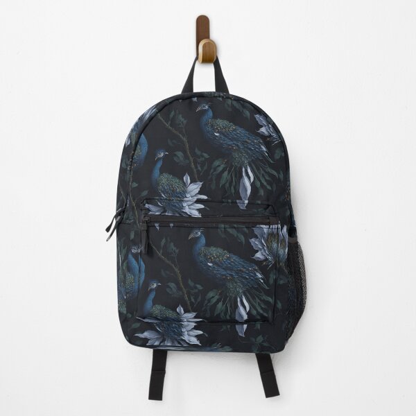 Item preview, Symphony of Nature's Allure: Elderflowers and Majestic Peacocks designed and sold by AmazingLab.