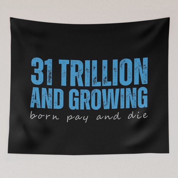 Item preview, USA Debt Growing designed and sold by InstaCreatives.
