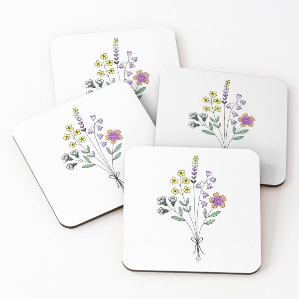 Item preview,  Subtle nonbinary flower bouquet  designed and sold by Allie Rockhill.