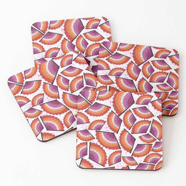 Item preview, Lesbian Pride Flag Folding Fan designed and sold by Love-Ina.