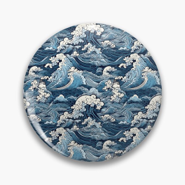 Item preview, Giant Blue Waves designed and sold by Pedra Panda.