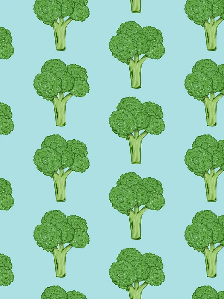 Thumbnail 4 of 4, iPhone Case, Broccoli Pattern designed and sold by ekpatterns.