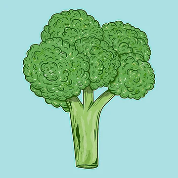 Artwork thumbnail, Broccoli Pattern by ekpatterns