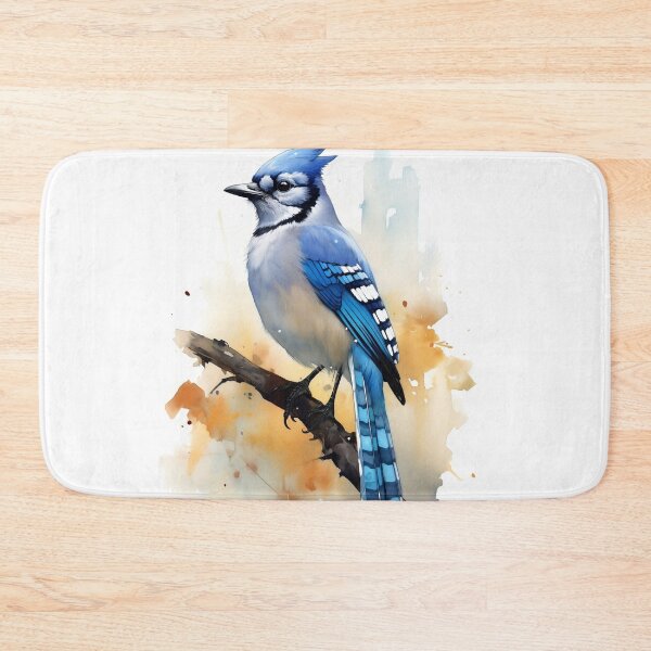 Artikelvorschau, Bluejay, Aquarellkunst entworfen und verkauft von DigitalDugong.