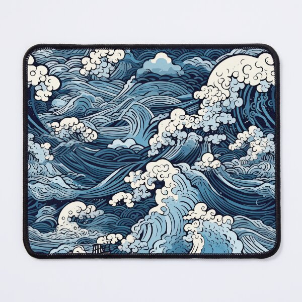 Item preview, Giant Blue Waves designed and sold by Pedra Panda.