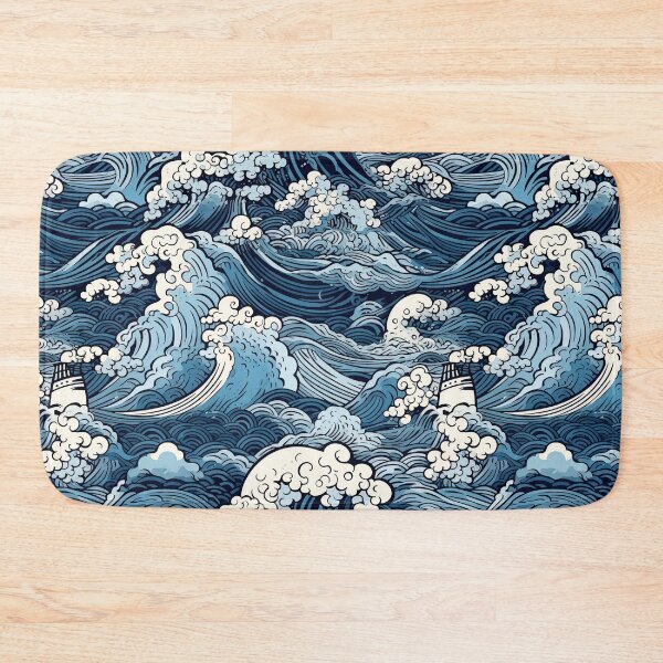 Item preview, Giant Blue Waves designed and sold by Pedra Panda.