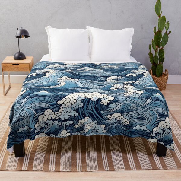 Item preview, Giant Blue Waves designed and sold by Pedra Panda.