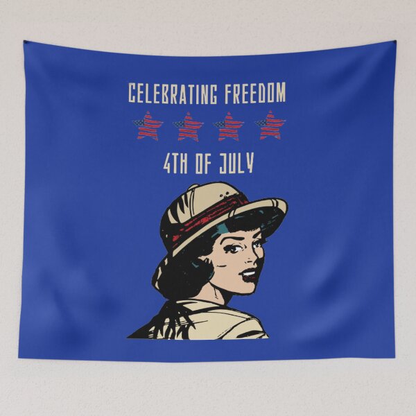 Item preview, Celebrating Freedom 4th of July designed and sold by Art24into7.