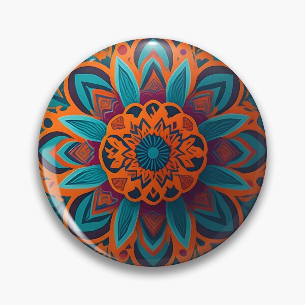 Item preview, Another vibrant retro colorful abstract BOHO design with bold old world influence designed and sold by Justteesme.