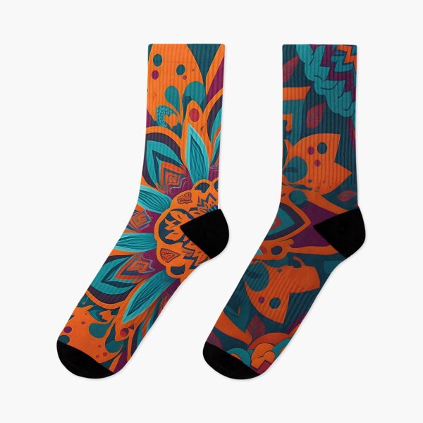 Item preview, Another vibrant retro colorful abstract BOHO design with bold old world influence designed and sold by Justteesme.