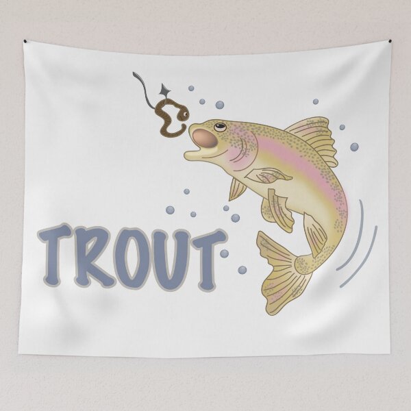 Item preview, Trout Cartoon designed and sold by Spirit-Dragon.