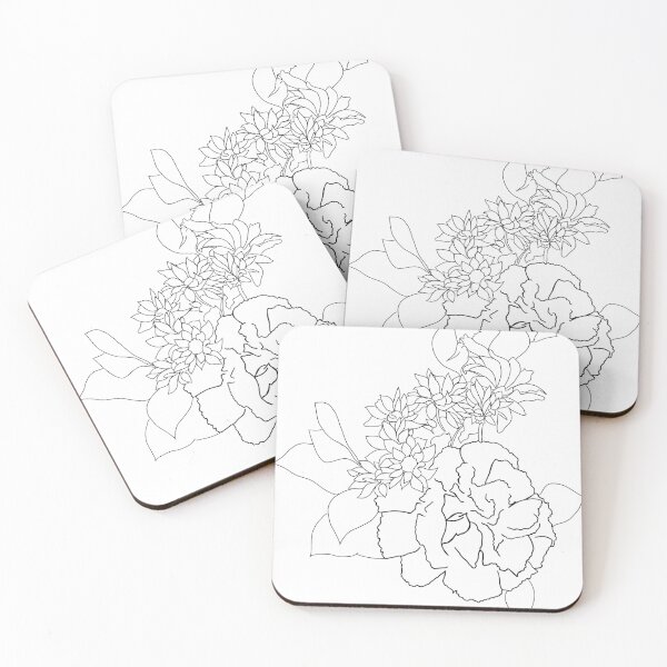 Item preview, Flower Outline designed and sold by annhuntdesign.