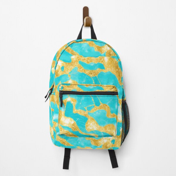 Item preview, Golden Turquoise Marble Pattern. designed and sold by SuraSu.