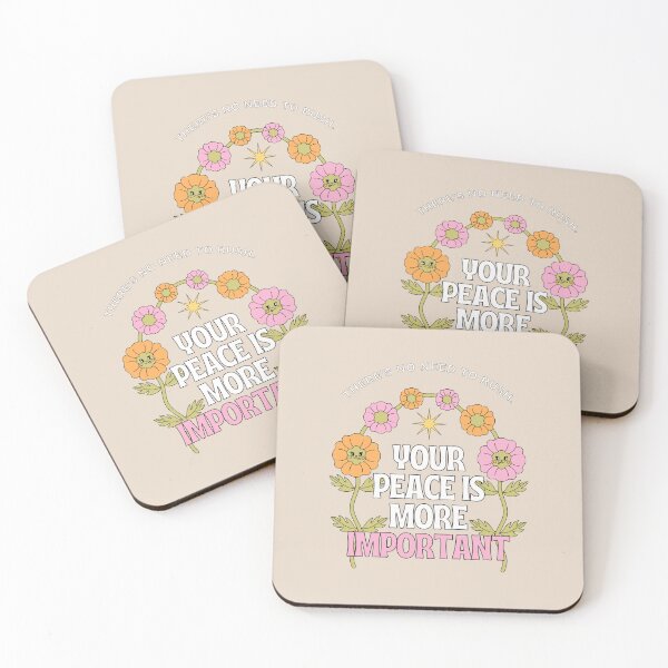 Item preview, 'Your peace is more important' Motivational quote designed and sold by TeesStorefront.