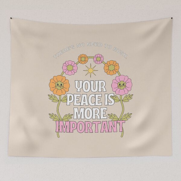 Item preview, 'Your peace is more important' Motivational quote designed and sold by TeesStorefront.