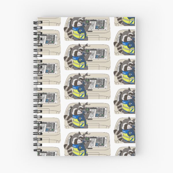 Item preview, Vancouver Train Driving Raccoon designed and sold by Orcanadian.