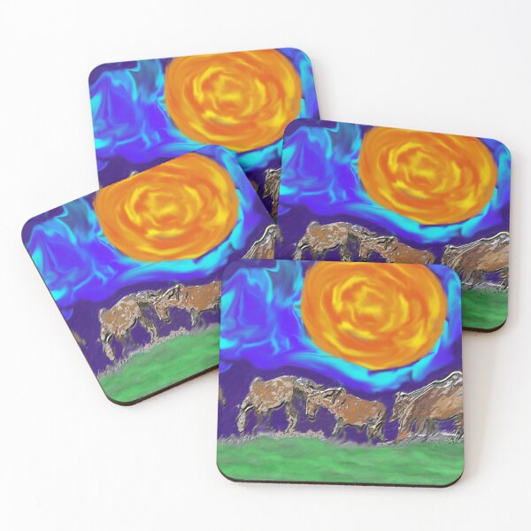 Item preview, Mississippi Delta Wild Horses designed and sold by Zoe Correro.
