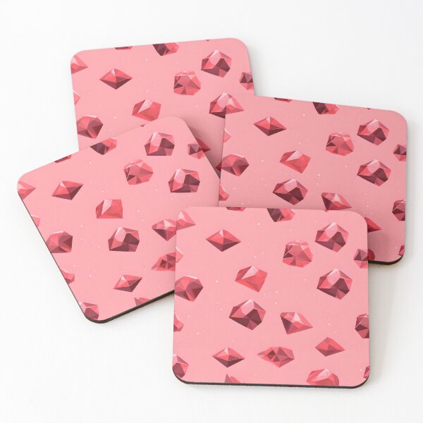 Item preview, Cute Pink Diamond Pattern designed and sold by KawaiiKases.