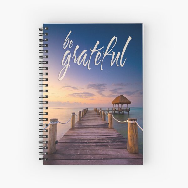 be grateful - Give Back To Nature Spiral Notebook