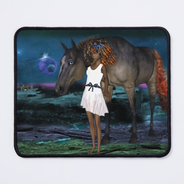 Item preview, Twp Planets, A Girl, and a Horse designed and sold by Patricia Brown.