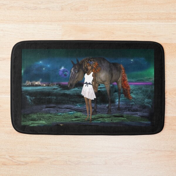 Item preview, Twp Planets, A Girl, and a Horse designed and sold by Patricia Brown.