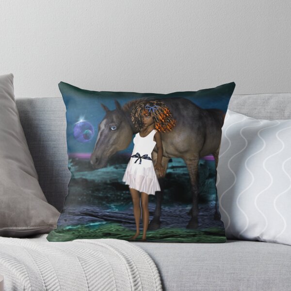 Item preview, Twp Planets, A Girl, and a Horse designed and sold by Patricia Brown.