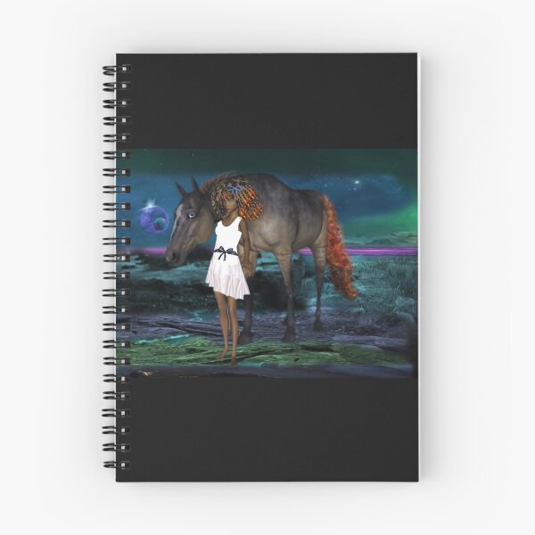 Item preview, Twp Planets, A Girl, and a Horse designed and sold by Patricia Brown.