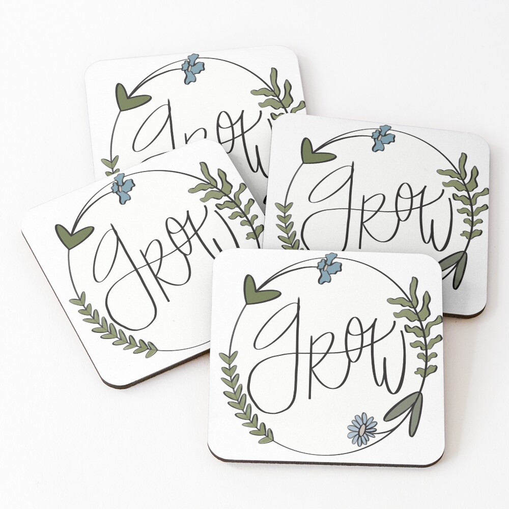 Item preview, Coasters (Set of 4) designed and sold by RabbitHeartArt.