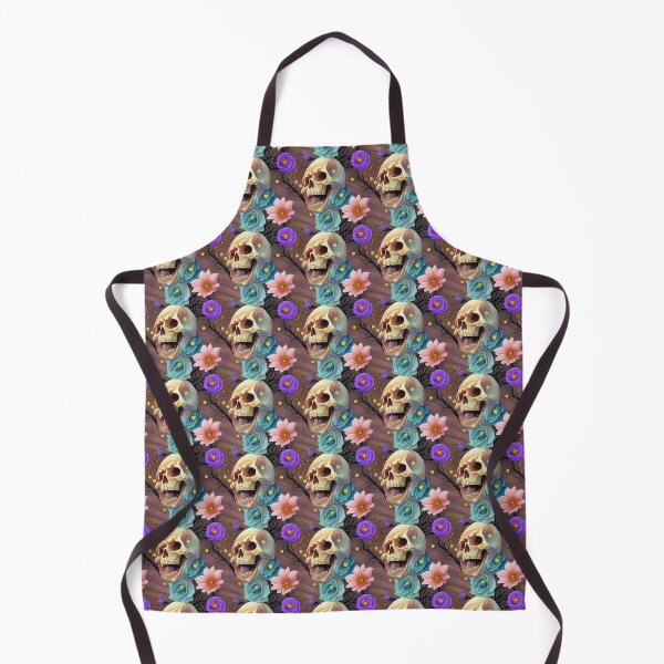 Item preview, Artistic Skull with flowers designed and sold by GreenStardust.
