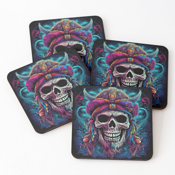 Item preview, Pirate Skull Shirt, Pirate Shirt, Skull Shirt Gift - Demon Cap designed and sold by CoutureCrypt.