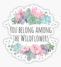 Tom Petty Wildflowers Sticker