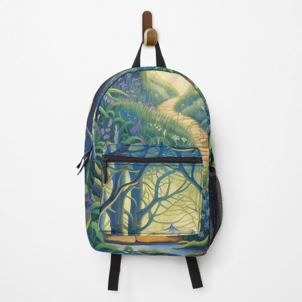 Item preview, a whimsical illustration of an English wood bursting with bluebells designed and sold by Wilderness Algorithm.