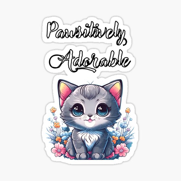 Item preview, Pawsitively Adorable Cute Kittens and flowers design designed and sold by varodesign.