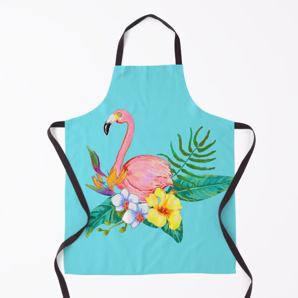 Item preview, Flamingo And Tropical Flora Design designed and sold by KathteeDesign.