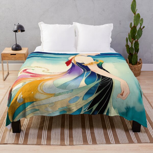 Item preview, Lady in the Lake - A Mysterious Watercolor Masterpiece designed and sold by GalihDA.