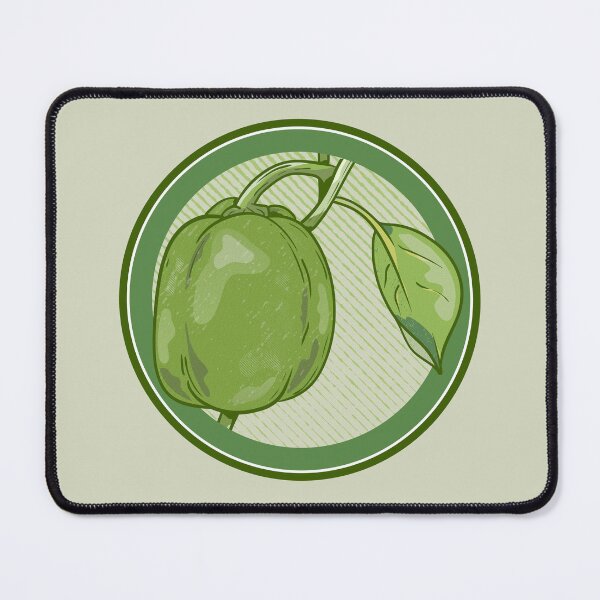 Item preview, Green Capsicum Bell Pepper designed and sold by piedaydesigns.